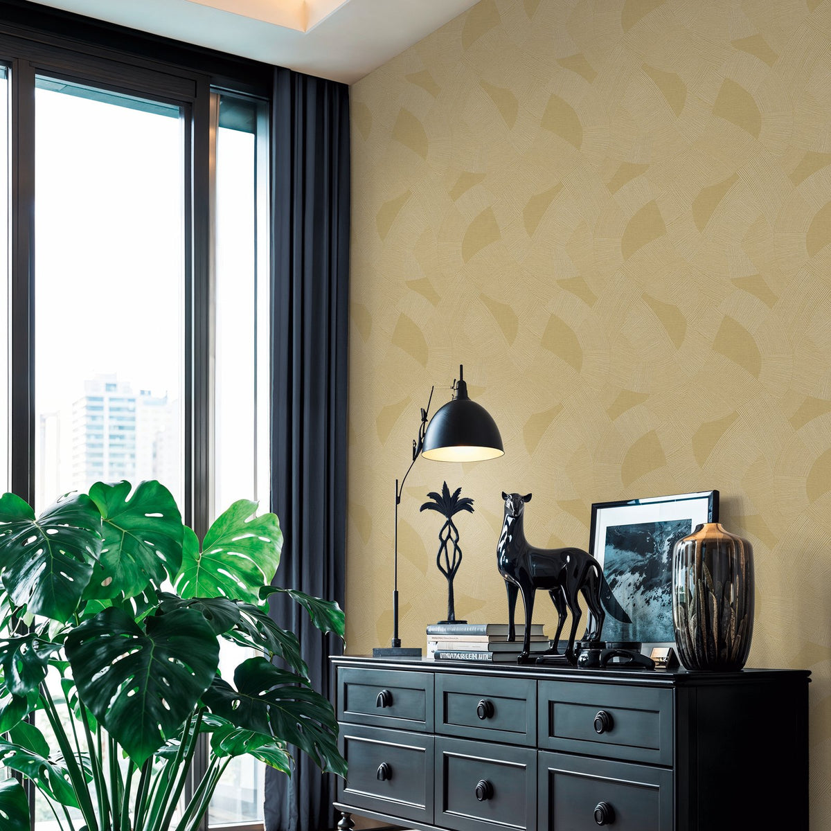 GALERIE WALLCOVERINGS Havana 2    Yellow   - HV41075
