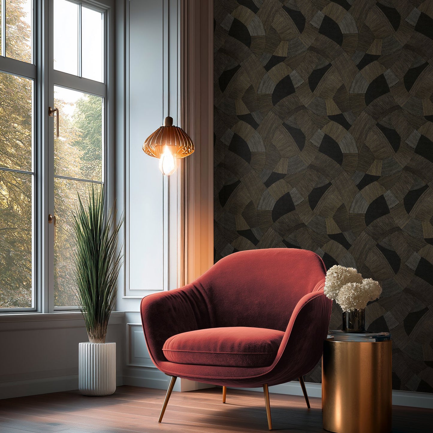 GALERIE WALLCOVERINGS Havana 2    Bronze Brown   - HV41076