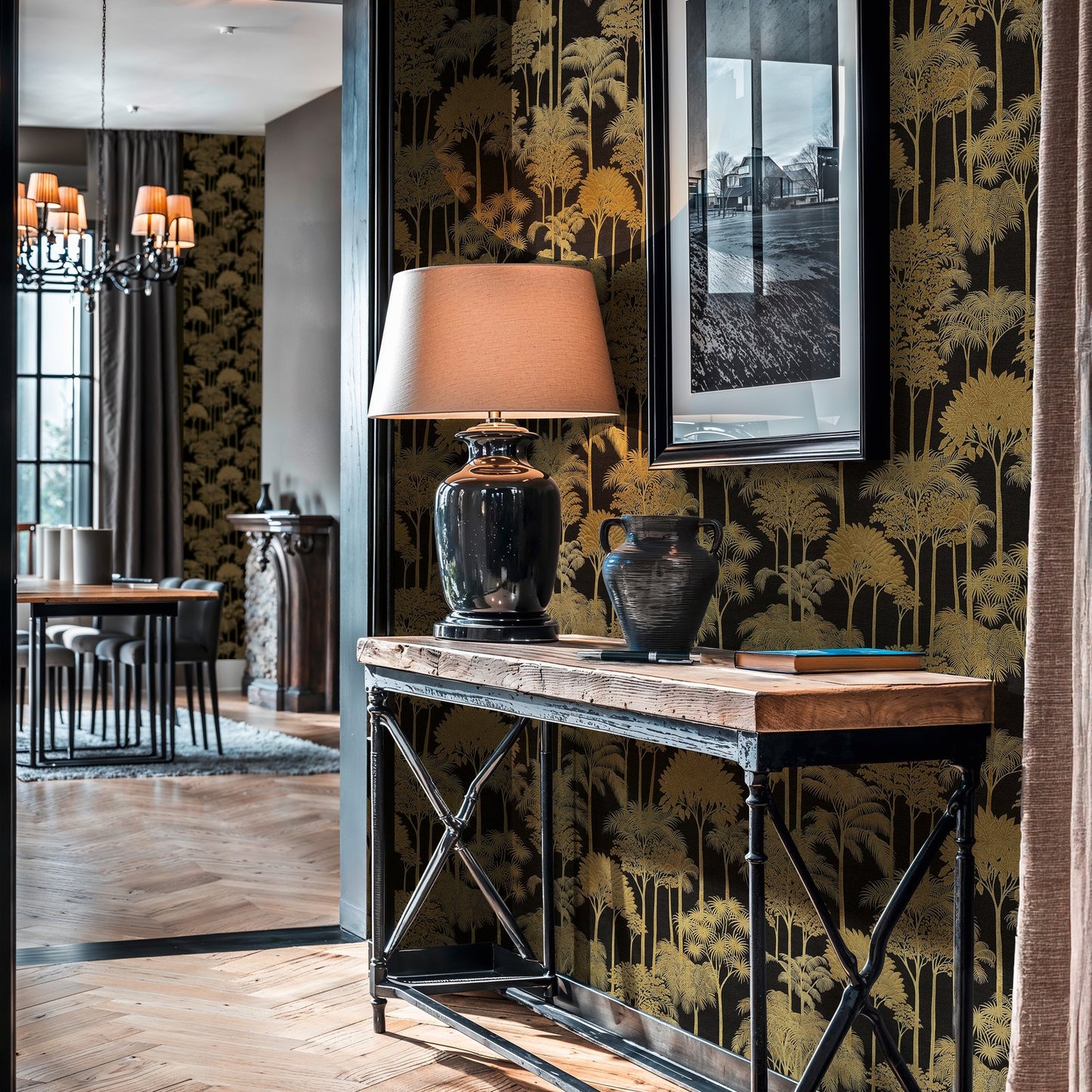 GALERIE WALLCOVERINGS Havana 2    Gold   - HV41083