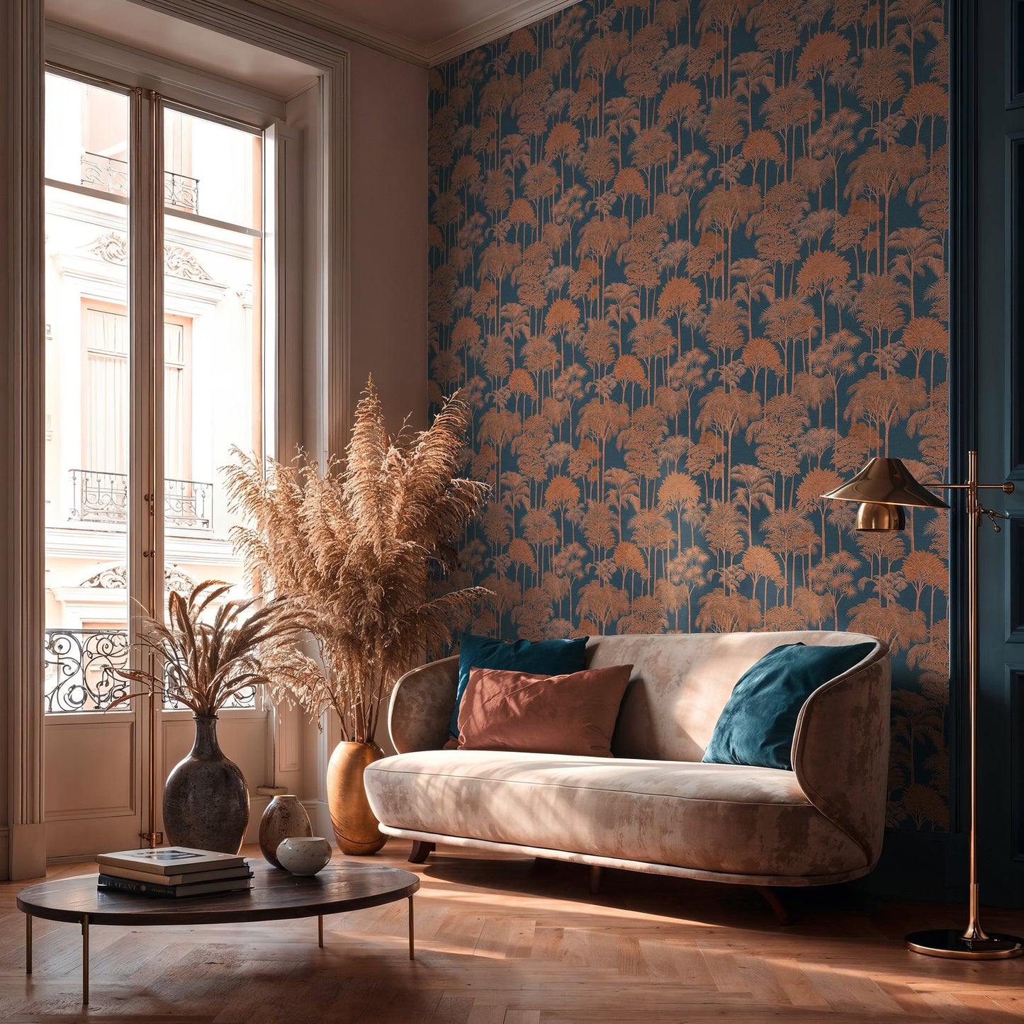 GALERIE WALLCOVERINGS Havana 2    Blue   - HV41084