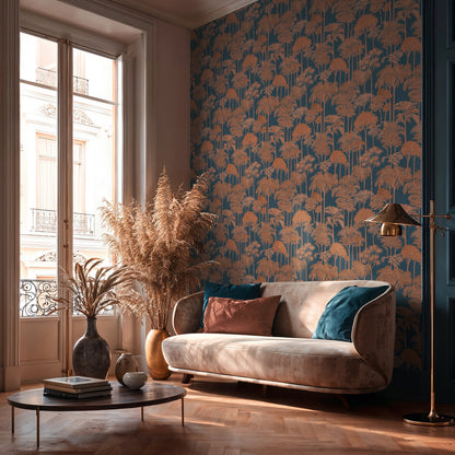 GALERIE WALLCOVERINGS Havana 2    Blue   - HV41084