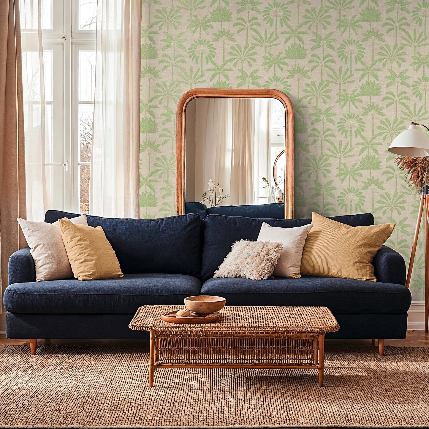 GALERIE WALLCOVERINGS Havana 2    Green   - HV41087