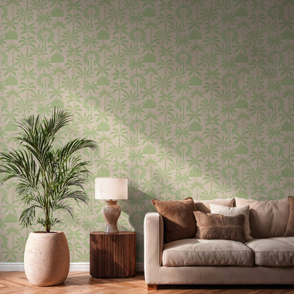 GALERIE WALLCOVERINGS Havana 2    Green   - HV41087