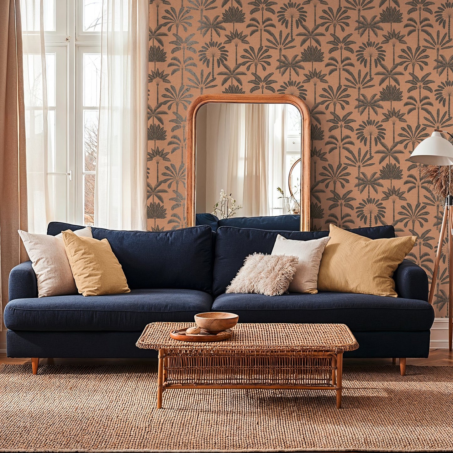 GALERIE WALLCOVERINGS Havana 2    Orange   - HV41088