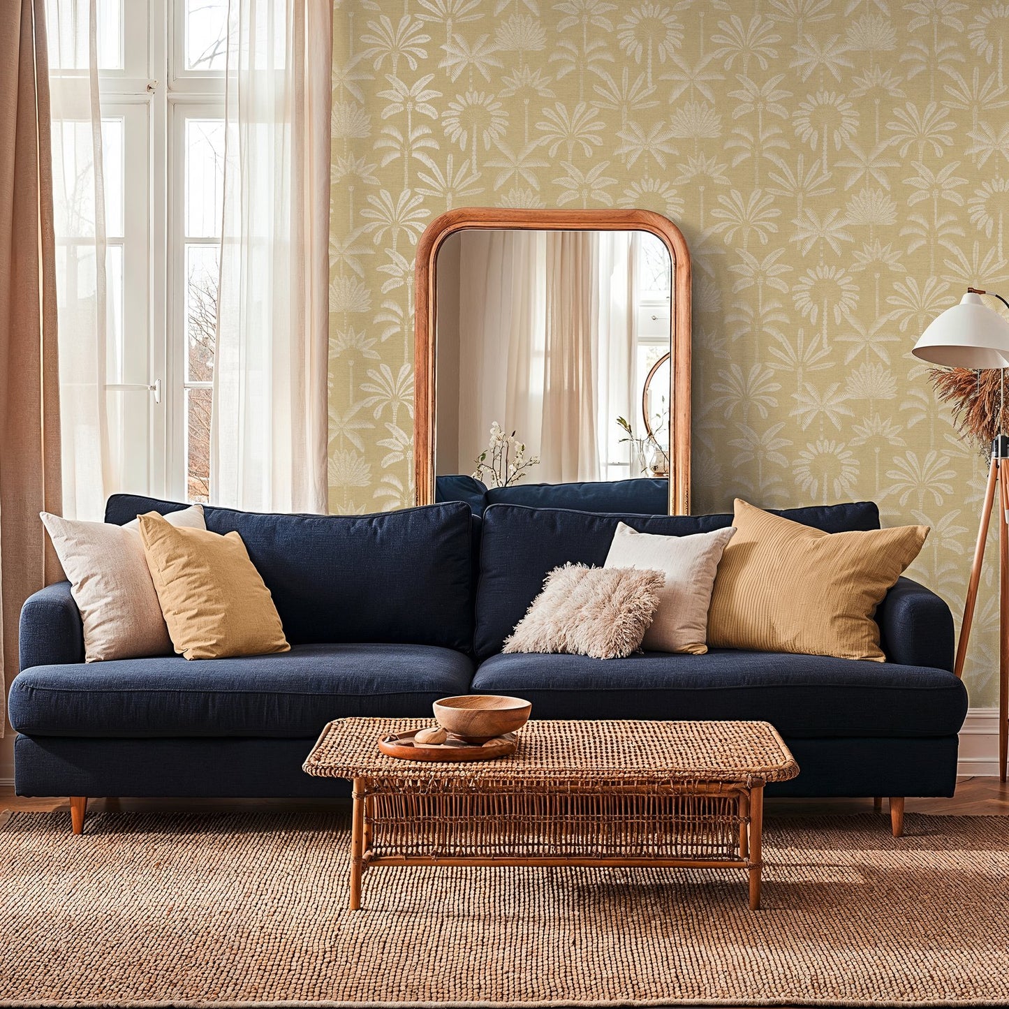 GALERIE WALLCOVERINGS Havana 2    Yellow   - HV41089