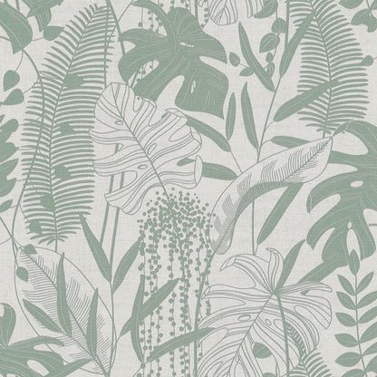 GALERIE WALLCOVERINGS Havana 2    Green   - HV41091