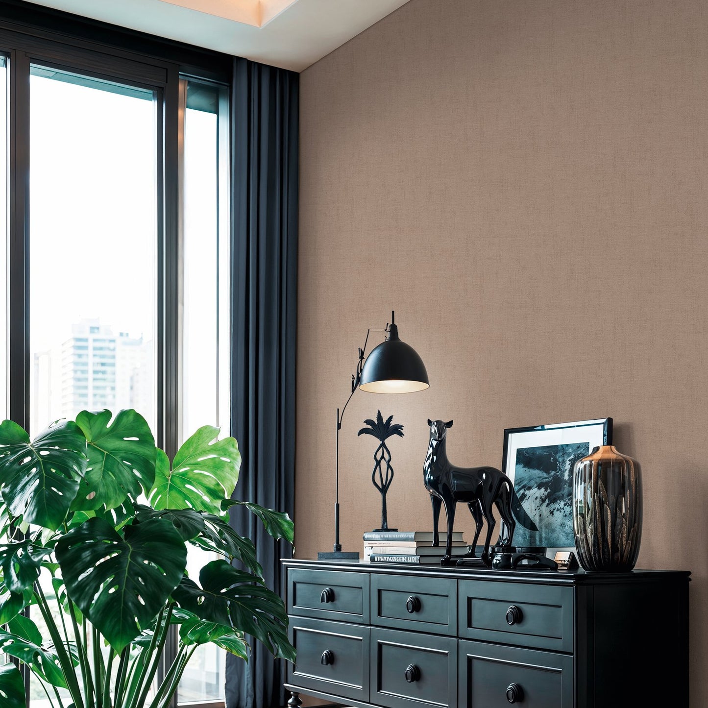 GALERIE WALLCOVERINGS Havana 2    Bronze Brown   - HV41095