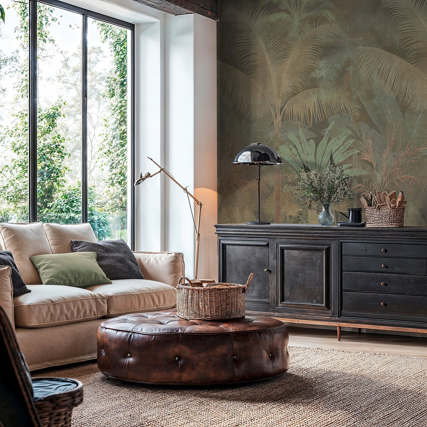 GALERIE WALLCOVERINGS Havana 2    Green   - HV41108M