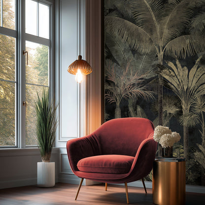 GALERIE WALLCOVERINGS Havana 2    Green   - HV41109M