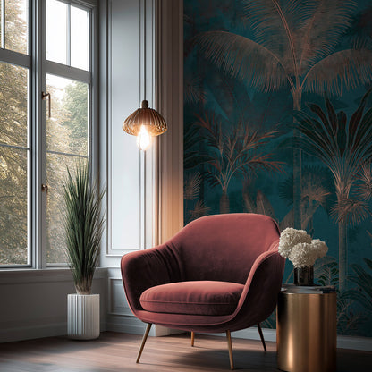 GALERIE WALLCOVERINGS Havana 2    Blue   - HV41111M