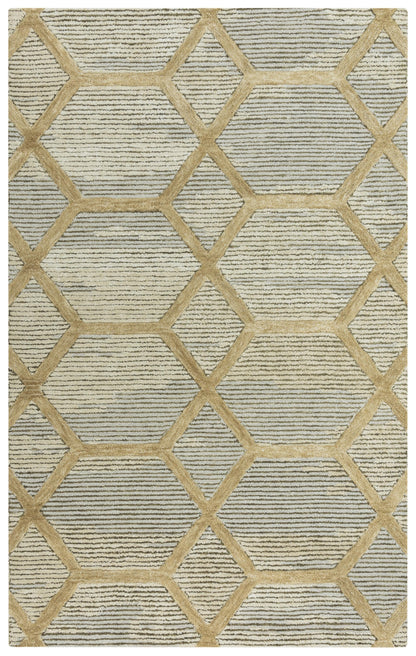 rug, contemporary style, 5' x 8