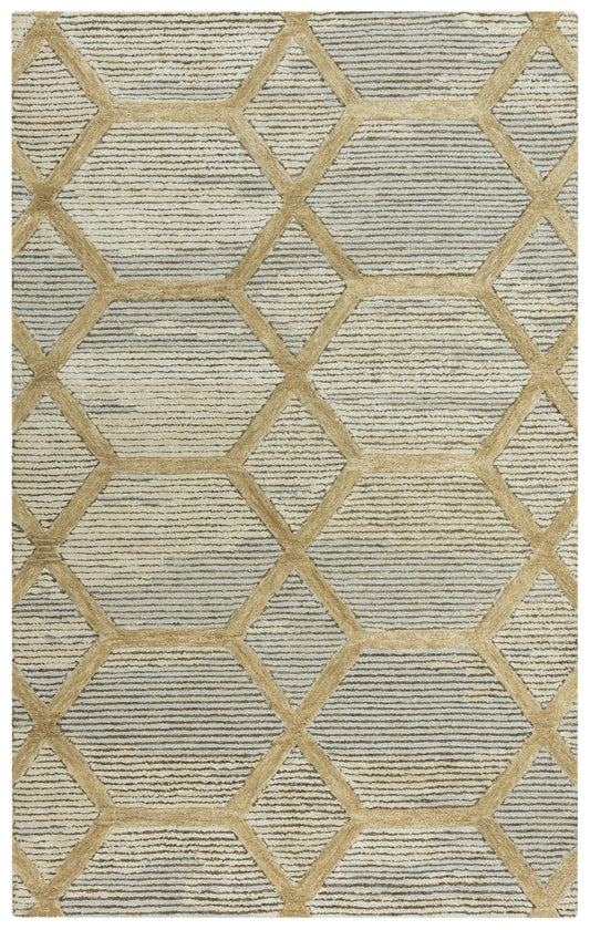 rug, contemporary style, 5' x 8