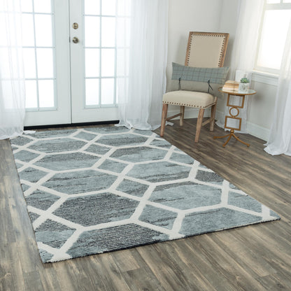 Contemporary rug, 8' x 10'.