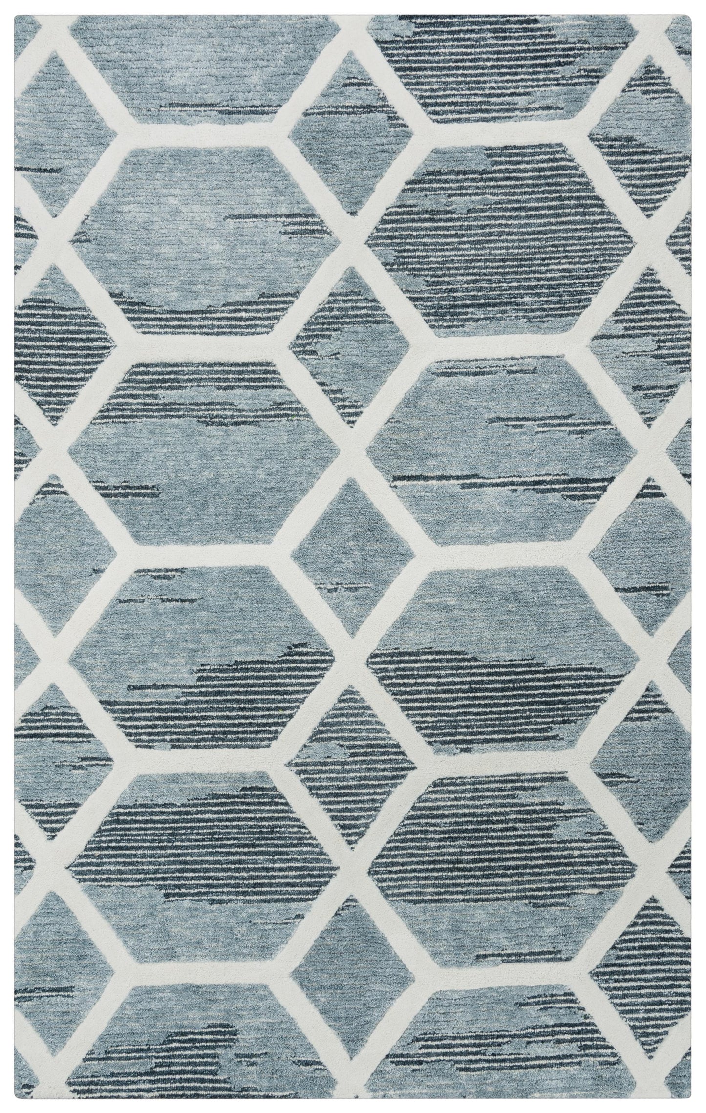 Haven rug, contemporary, 5' x 8'.