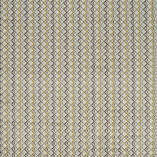 HARLEQUIN Boka Fabric Geometric Brass,Glacier   - HVVC132976