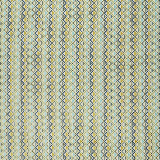 HARLEQUIN Boka Fabric Geometric Ink,Zest   - HVVC132977