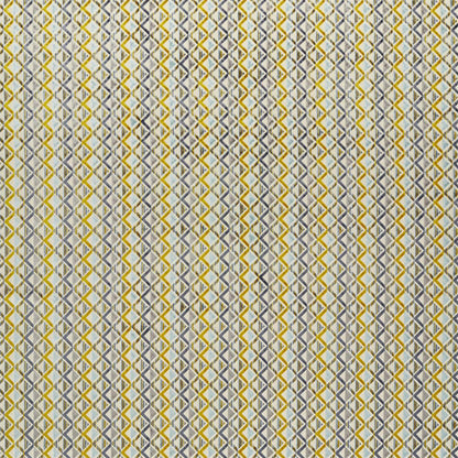 HARLEQUIN Boka Fabric Geometric Saffron,Ink,Sky   - HVVC132978