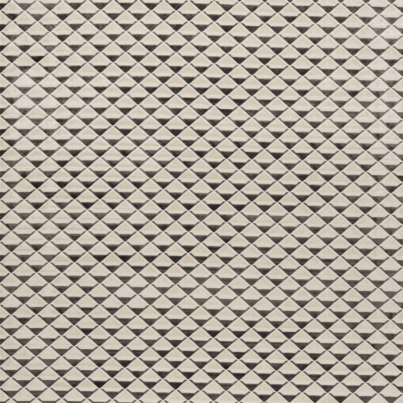 Beige textured surface with a repeating raised diamond/pyramid grid in a subtle dark outline.