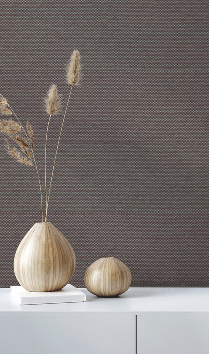 York Wallcoverings Quietwall Varna Raisin Wallpaper  Textures Browns   - HW3671R