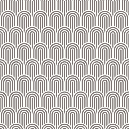 York Wallcoverings Hoopla Walls Retro Arch Black Peel and Stick Wallpaper Graphics Retro Black  Current Peel & Stick - HWA1067PU