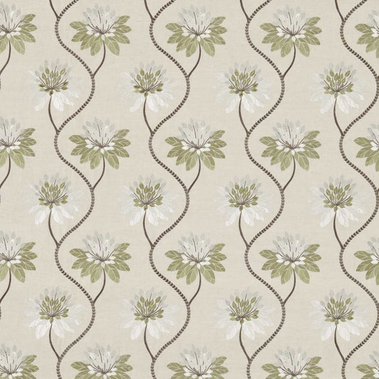 HARLEQUIN Eloise Fabric Contemporary, Floral Avocado   - HWHI131543
