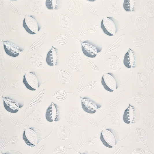 HARLEQUIN Abella Fabric Leaves , Trees Powder Blue   - HWHI131564