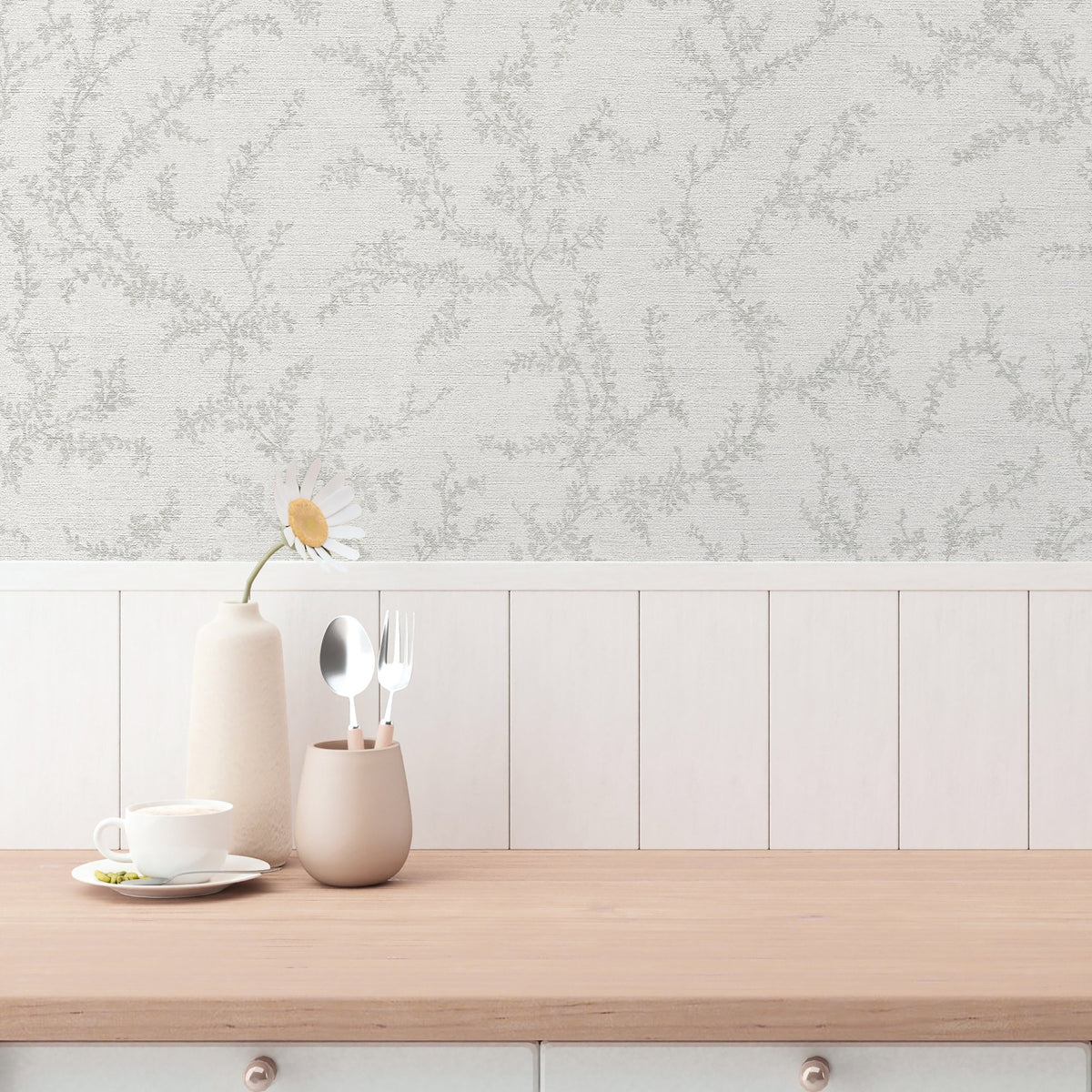 GALERIE WALLCOVERINGS Hygge Home    Grey   - GG82121