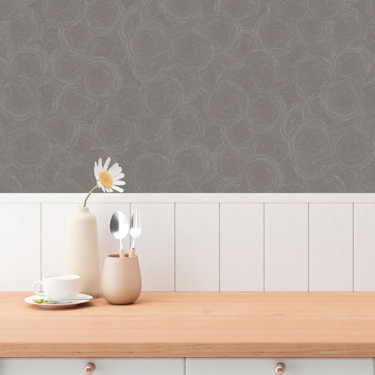GALERIE WALLCOVERINGS Hygge Home    Brown   - GG82131