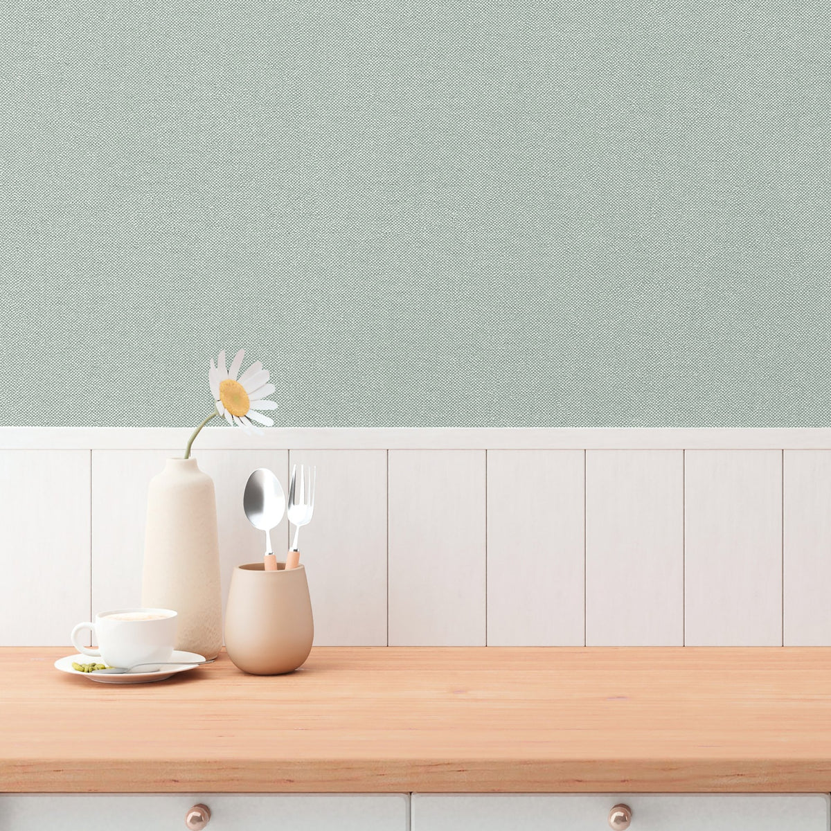 GALERIE WALLCOVERINGS Hygge Home    Green   - GG82152