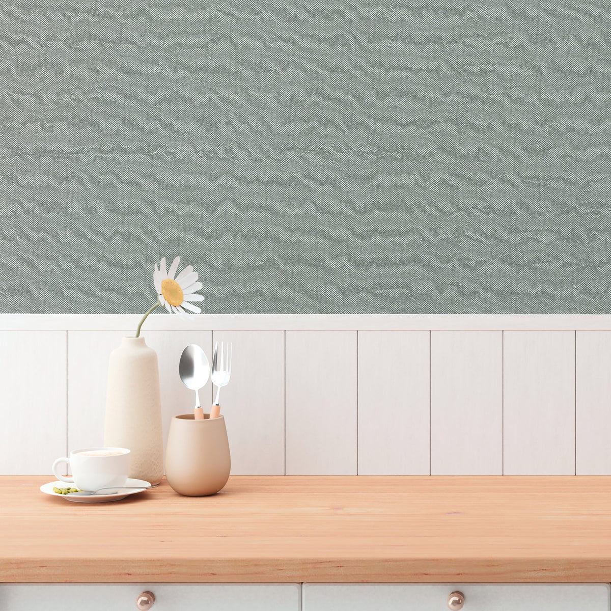 GALERIE WALLCOVERINGS Hygge Home    Green   - GG82155
