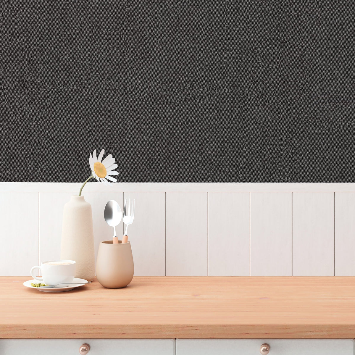 GALERIE WALLCOVERINGS Hygge Home    Black   - GG82162