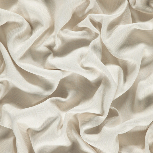 JF Fabrics HYPE 11 Fabric  Texture, Woven Cream, White  Dimout, Jacquard, Wide Width - 8938511 J9051