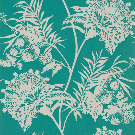 HARLEQUIN OUTLET Bavero  Wallpaper Contemporary Floral Emerald   - HZAP111765