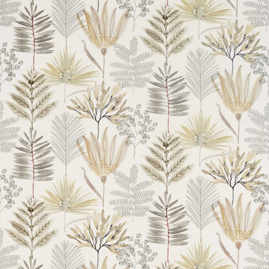 HARLEQUIN Yasuni Fabric Contemporary, Floral Ochre,Linen   - HZAP120748
