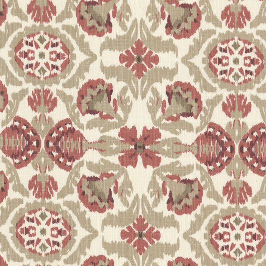 STOUT TEXTILES  MULTIPURPOSE,PRINT TRANSITIONAL,, IKAT BRICK   - IAMB-1