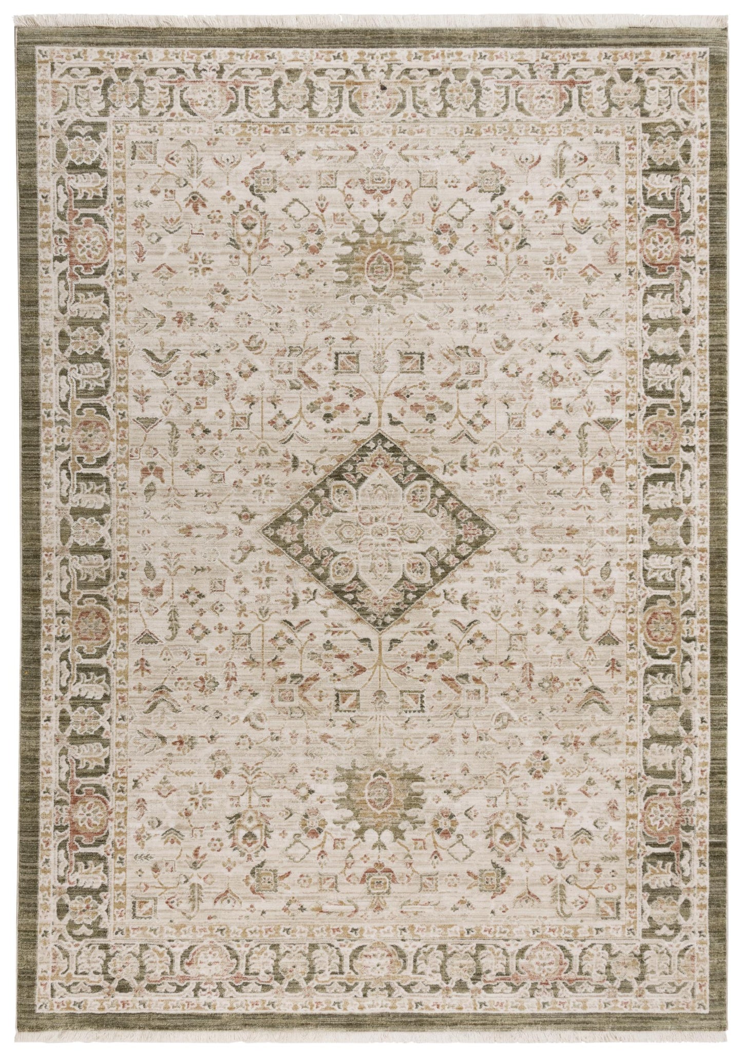 Traditional rug, 4' x 6'.
