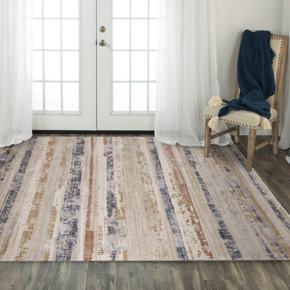 Iconic Transitional rug, 4' x 6'.