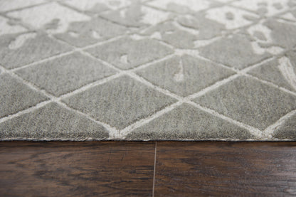 Contemporary rug runner, 2' x 8'.