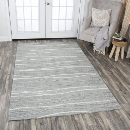 Contemporary rug, 8' x 10'.