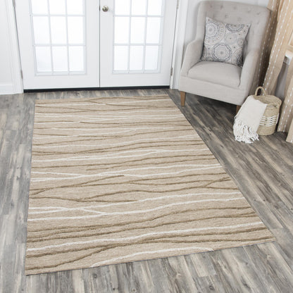 Contemporary rug, 9' x 12'.
