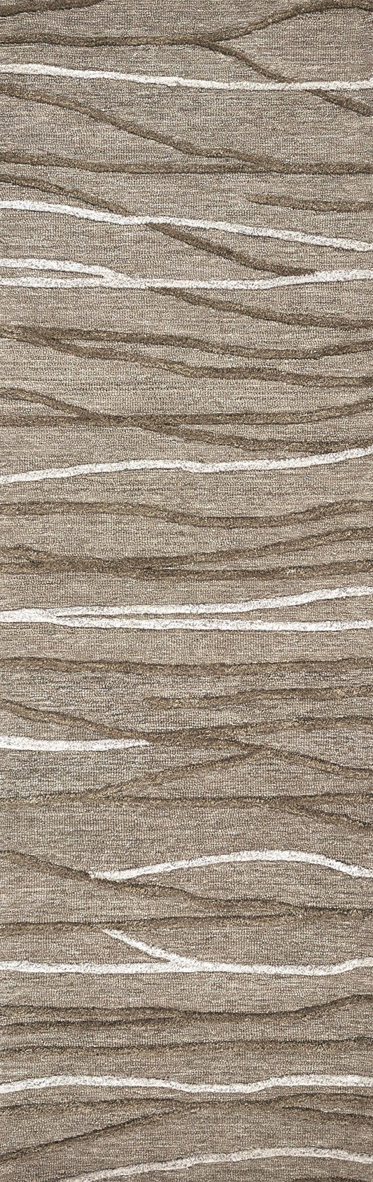 Idyllic Contemporary rug, 2' x 8' runner