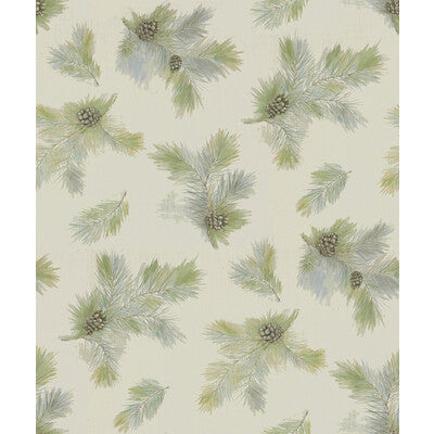 KRAVET COUTURE PRINT  GREEN,GREY,BEIGE   - IDYLLWILD.311.0