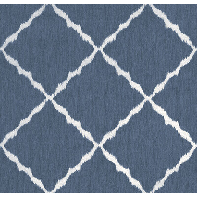 KRAVET BASICS PRINT DIAMOND BLUE,IVORY,   - IKATSTRIE.5.0