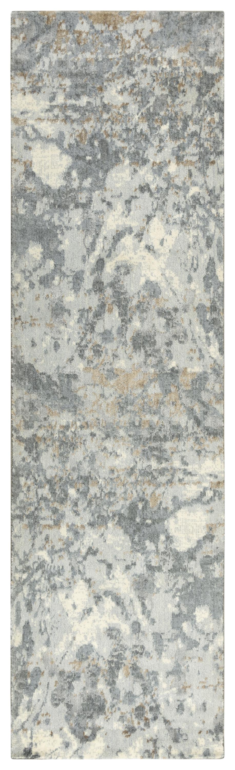 Contemporary rug runner, 2' x 8'.
