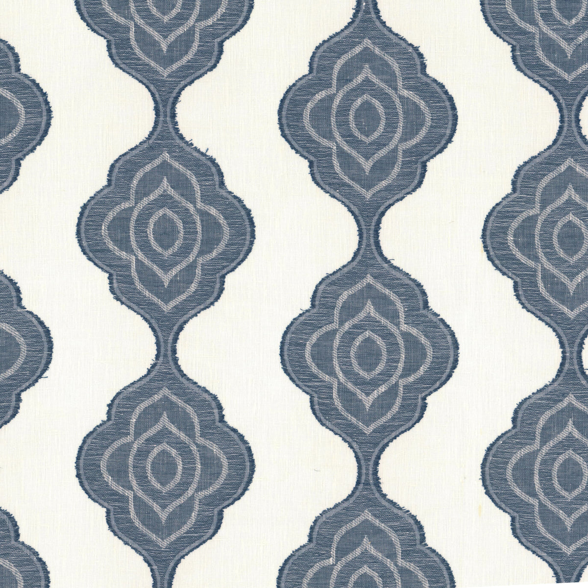 STOUT TEXTILES  DRAPERY,SHEER TRADITIONAL, MEDALLION DRESDEN,SLATE   - IMPO-2