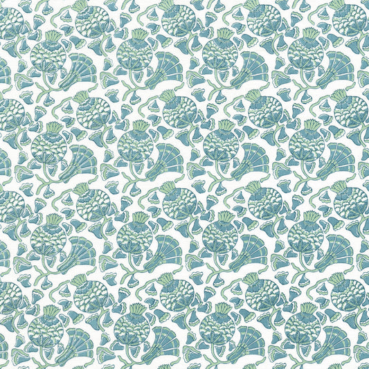 STOUT TEXTILES  MULTIPURPOSE,PRINT TRANSITIONAL,, FLORAL SEACREST,SEAMIST,SEASPRAY   - INDI-1