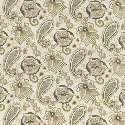 KRAVET BASICS PRINT PAISLEY NEUTRAL,GREY,KHAKI   - INFUSION.316.0