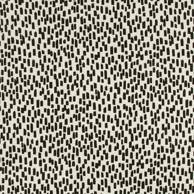 KRAVET BASICS PRINT MODERN BLACK,IVORY,   - INKSTROKES.81.0