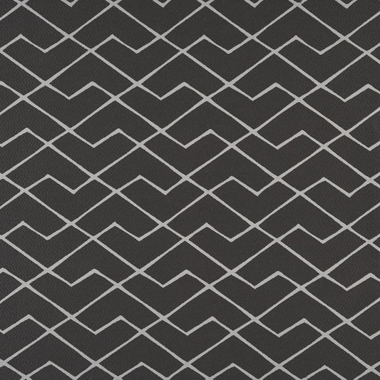 JF Fabrics Crypton INSIGNIA 97 Fabric Geometric, Texture Charcoal, Grey  Woven - 8947397 J8911