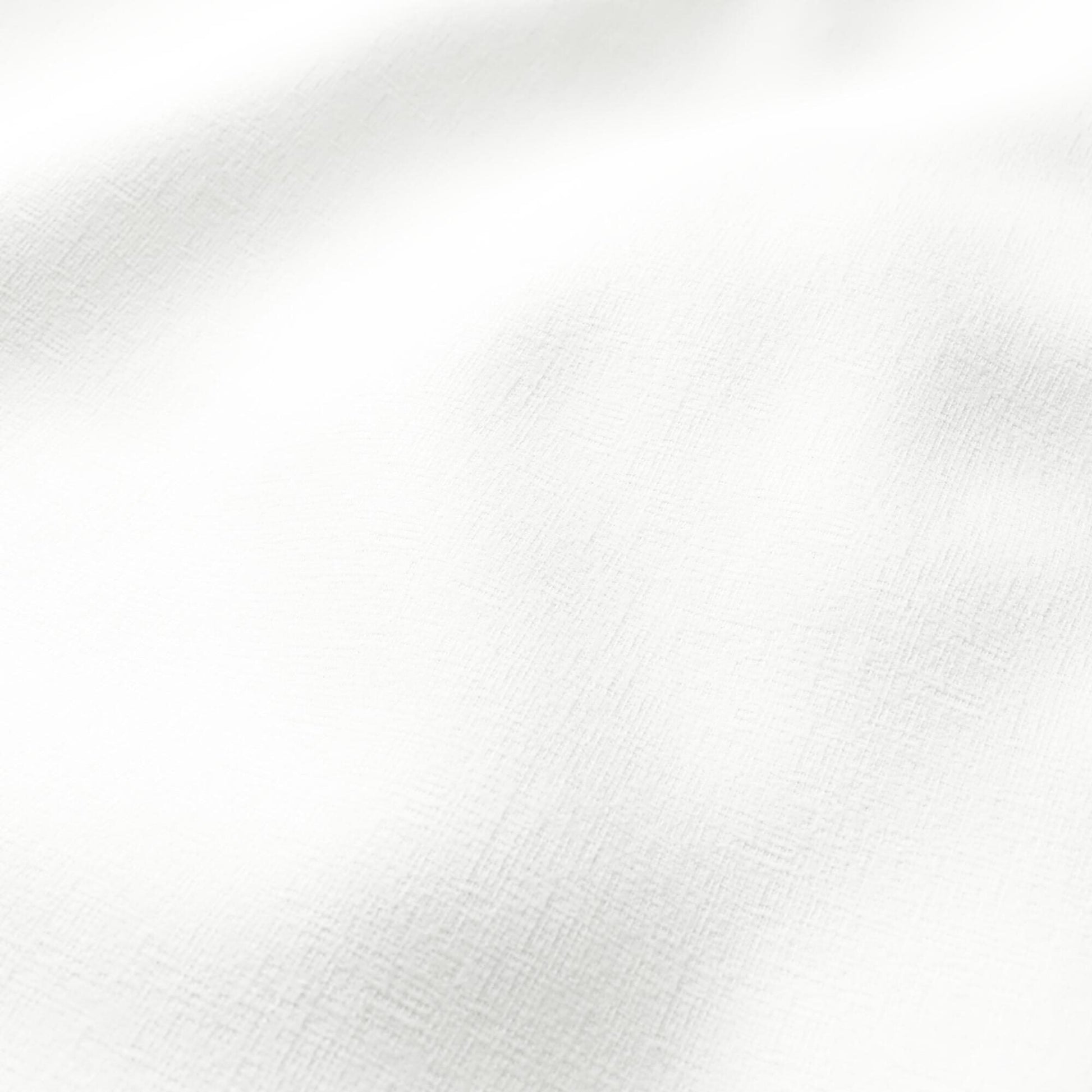 Plain white Chenille fabric with soft drape and plush texture; versatile for clothing or home décor.